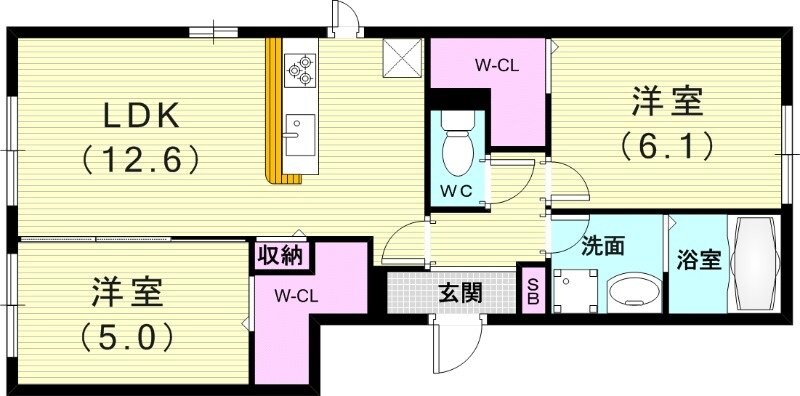 D-residence井口堂の物件間取画像