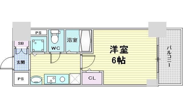 レジデンス鷺洲（旧）プリンス鷺洲の物件間取画像