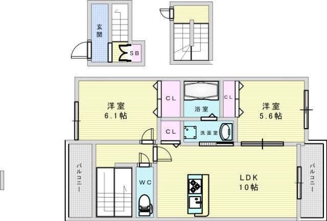 シルエーラ千里丘の物件間取画像