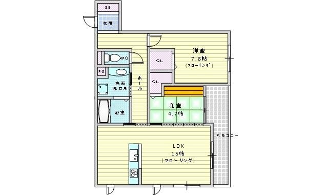 フェザント小野原の物件間取画像