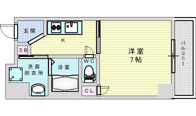 カーサ・ロイヤル吹田1番館の物件間取画像