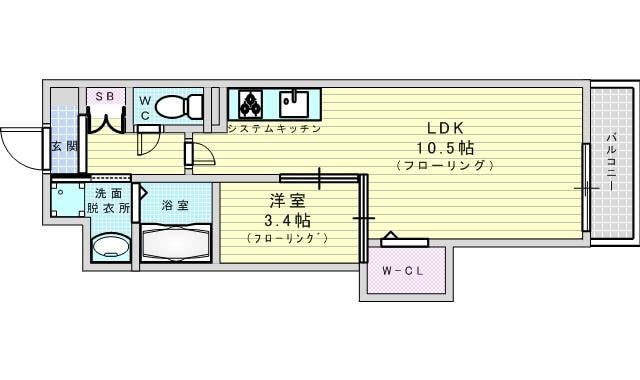 カーサ ベレタの物件間取画像