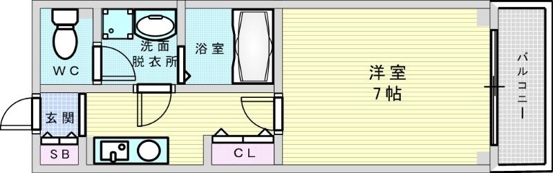 グランカーサ緑地公園の物件間取画像