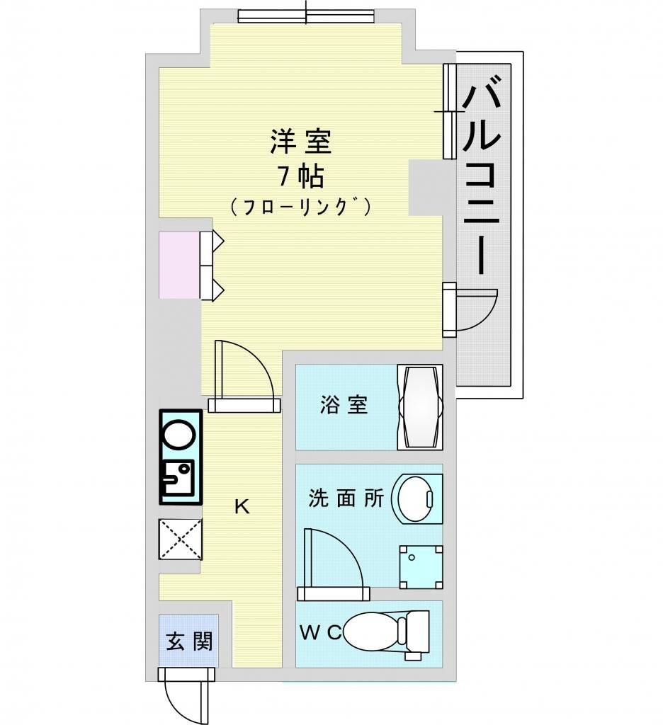 IF西梅田の物件間取画像