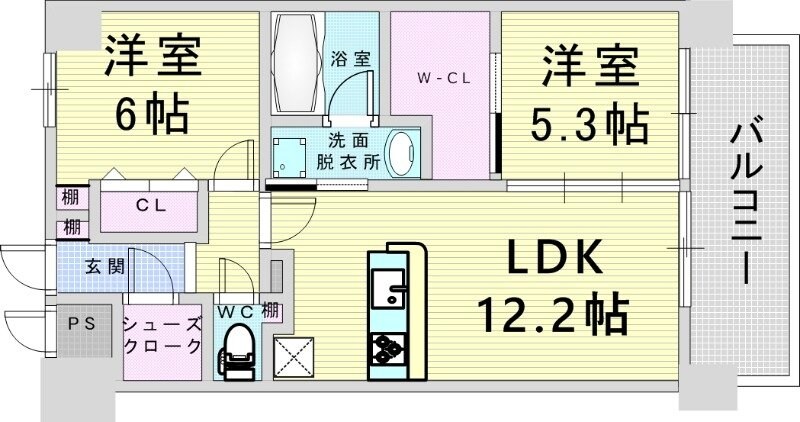 Fleurirの物件間取画像