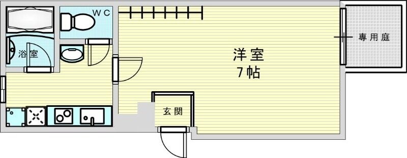 アルモニー下新庄の物件間取画像