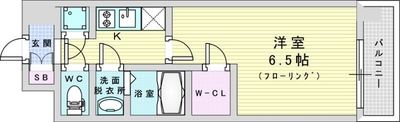 ファーストフィオーレ塚本リベルテの物件間取画像