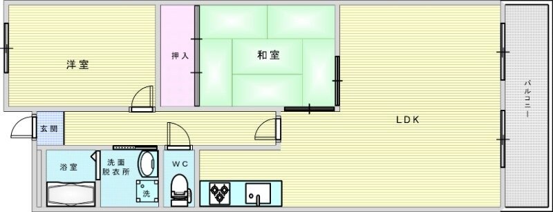 ハイツ吉祥の物件間取画像