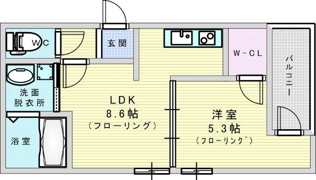 フジパレス吹田垂水町2番館の物件間取画像