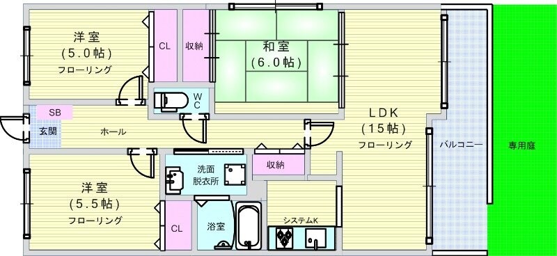 アコール隆豊の物件間取画像