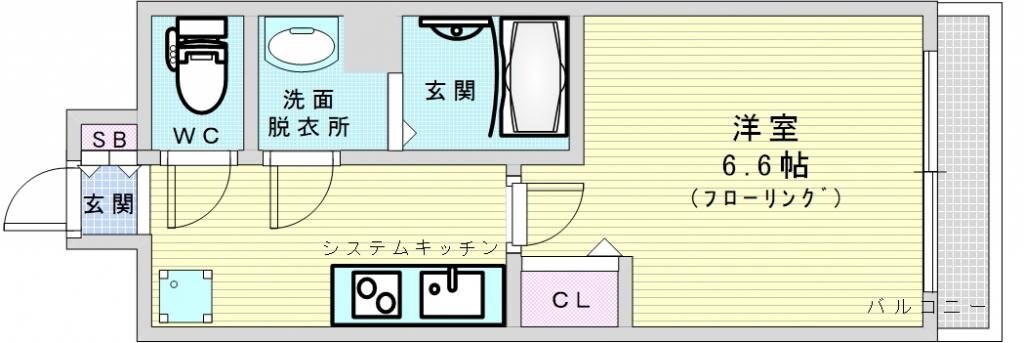 ベクス福島の物件間取画像