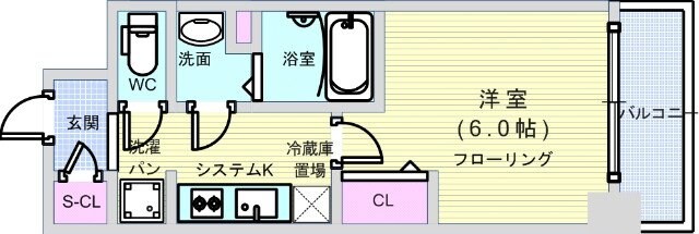 アドバンス大阪セレーノの物件間取画像