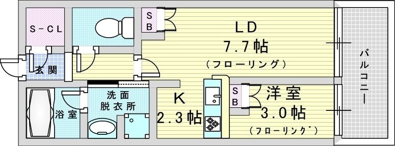 アーバンパーク淡路の物件間取画像