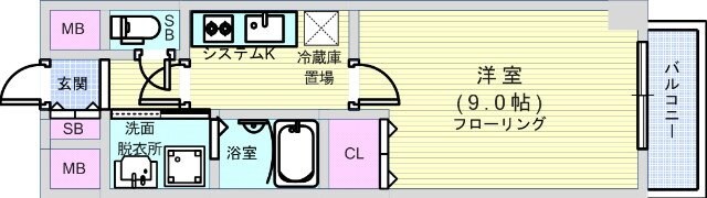 ヴォーリバージュ境川の物件間取画像