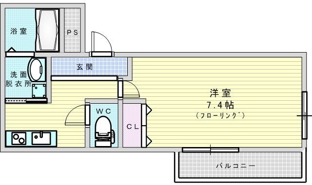 フジパレス西淡路2番館の物件間取画像