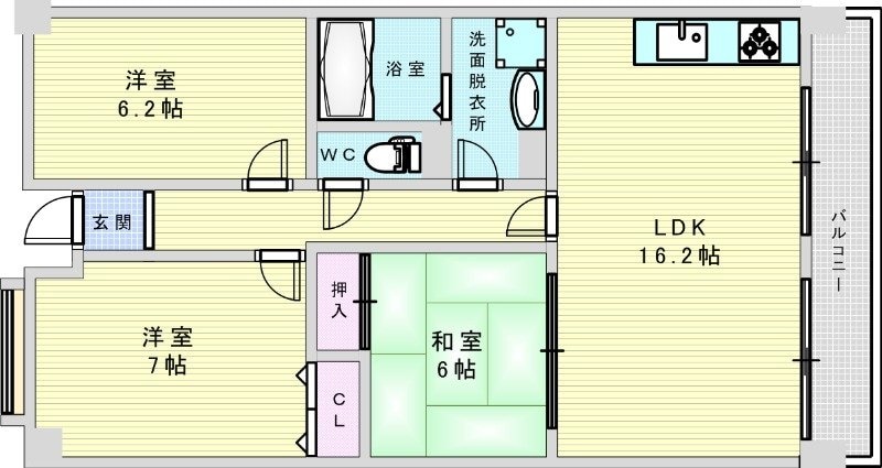 アーバンパーク緑地公園の物件間取画像