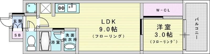 リビオメゾン新大阪の物件間取画像