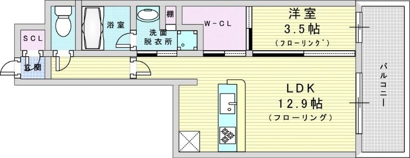 リビオメゾン新大阪の物件間取画像