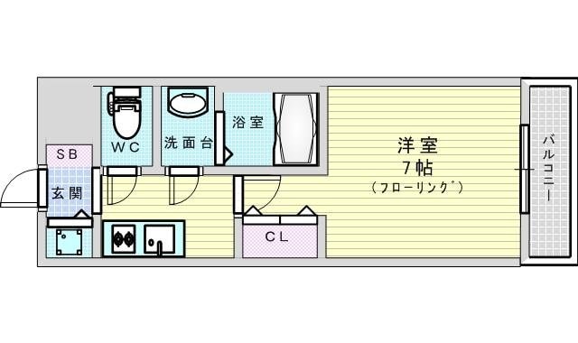 La Douceur新大阪の物件間取画像