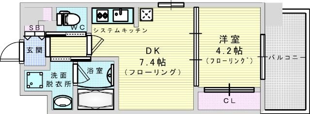 ライブガーデン新大阪の物件間取画像