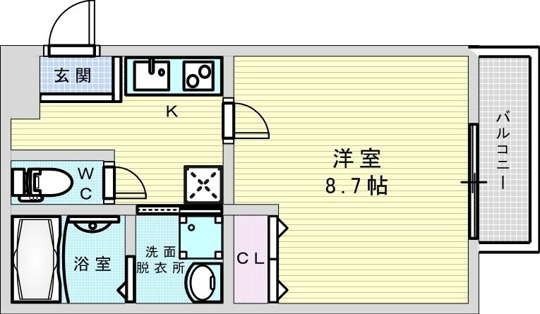 フジパレス吹田泉町ノースの物件間取画像