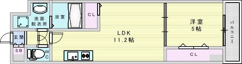 ビエラコート岸部中の物件間取画像