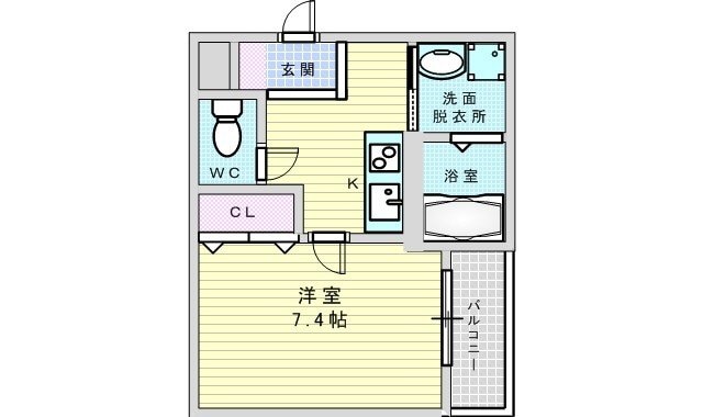 フジパレス柴島1番館の物件間取画像