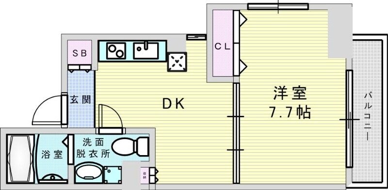 CRUM-1の物件間取画像