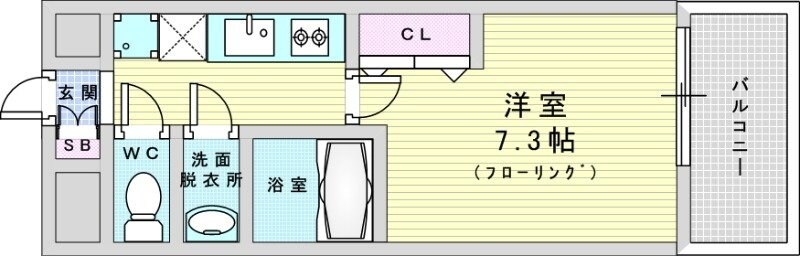 LIVIAZ SHIN-OSAKA Cielの物件間取画像