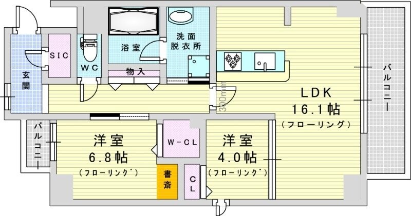 BioNaの物件間取画像