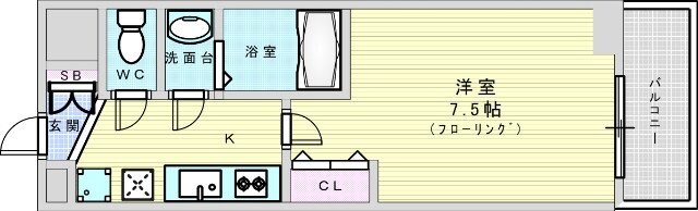 Luxe新大阪アルファの物件間取画像