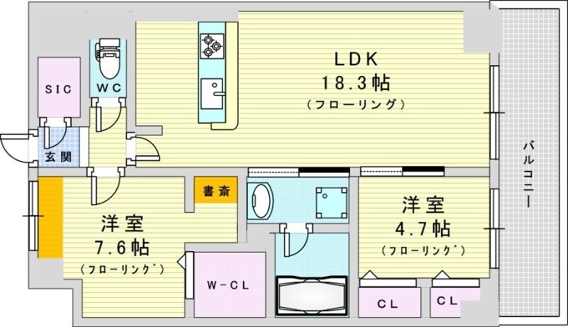 BioNaの物件間取画像