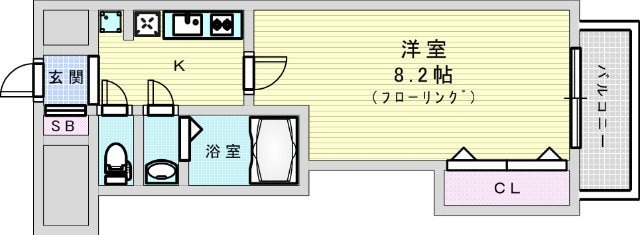 Luxe新大阪EAST1の物件間取画像