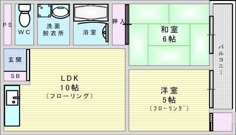 セピアハイツの物件間取画像