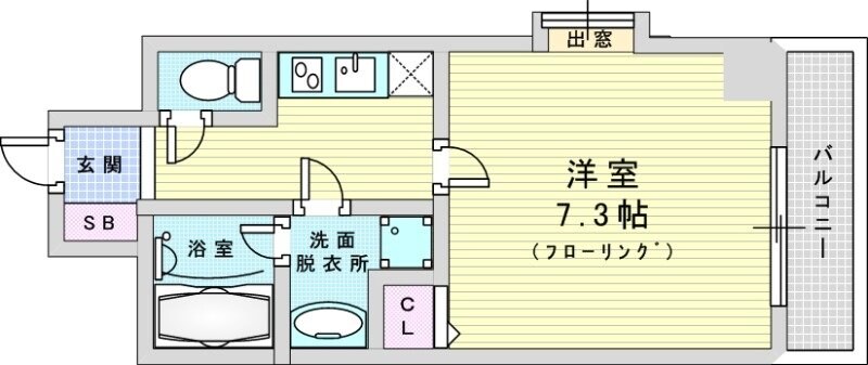 クラウンハイム瑞光フラワーコートの物件間取画像