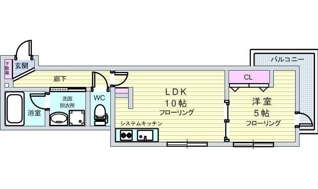 プレジール曽根の物件間取画像