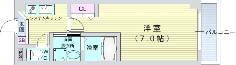 AILE石橋Ⅱの物件間取画像