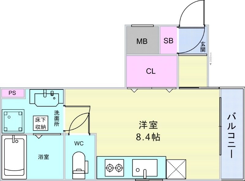 Parks石橋阪大前の物件間取画像