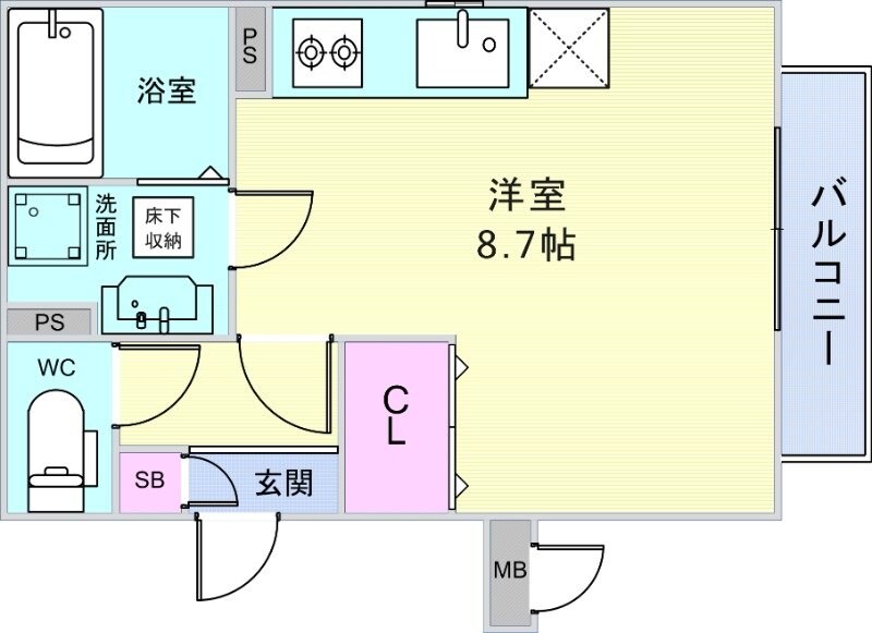 Parks石橋阪大前の物件間取画像