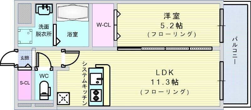 スプランディッド池田呉服町の物件間取画像