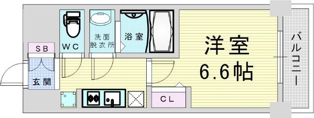 プレサンス福島ミッドエルの物件間取画像