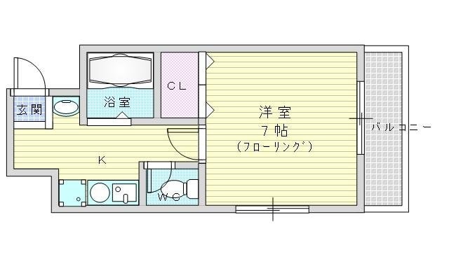 スタシオン梅田イーストの物件間取画像