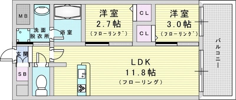 コンフォリア・リヴ新大阪西宮原ソルテラスの物件間取画像