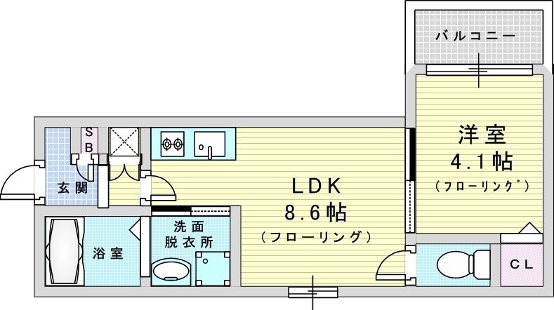 F　Maximo　SEAMの物件間取画像