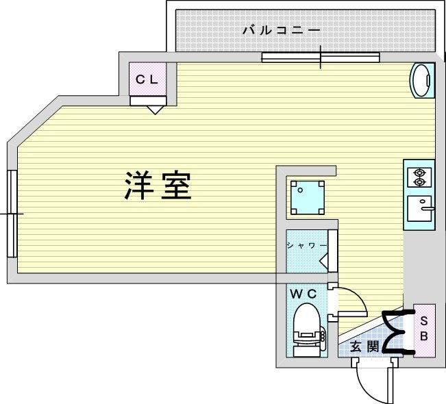 新大阪レジデンス小島の物件間取画像