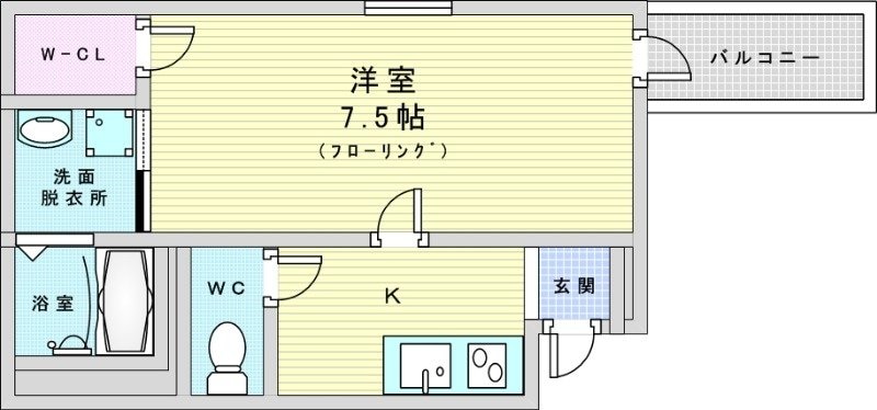 フジパレス豊里6番館の物件間取画像