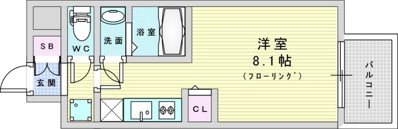 セレニテ十三ミラクの物件間取画像