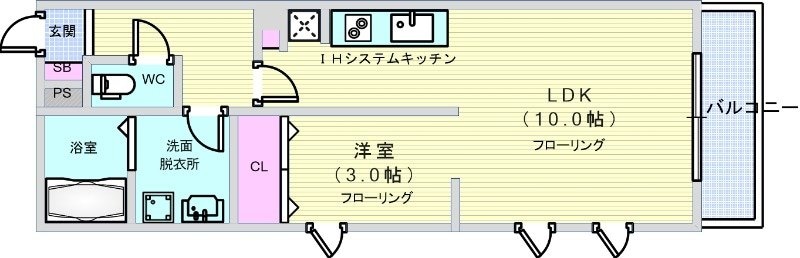 カーサシスティーナの物件間取画像