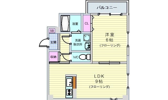 sunshine東豊中の物件間取画像