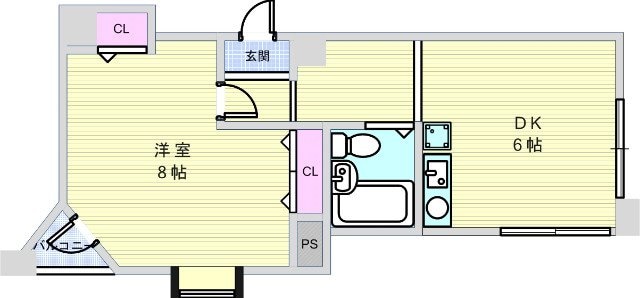 クイーンズコートルネサンス　の物件間取画像